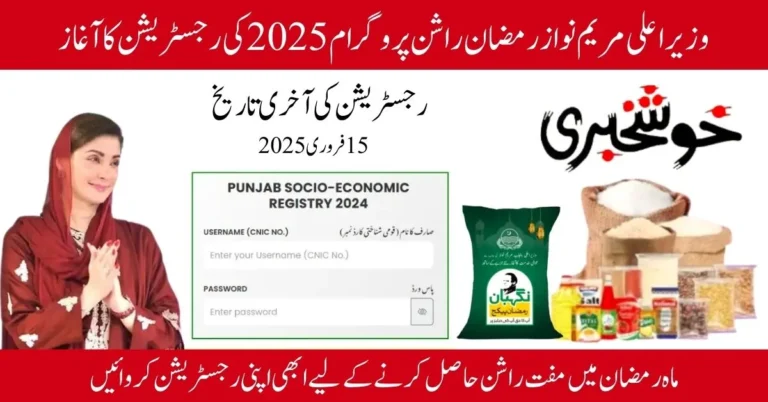 CM Punjab Negahban Ramzan Program 2025 Food Distribution and Support