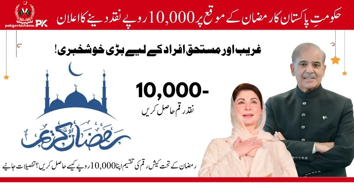 How to apply for the Punjab Ramzan Relief Package 2025 and receive Rs10,000 cash assistance.