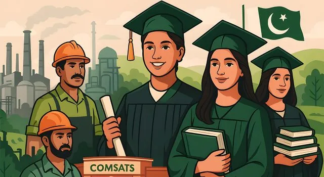 Maryam Nawaz education scheme, free COMSATS admission 2025, Punjab labor children scholarship, CM Punjab free education, COMSATS 100% fee waiver, student support Punjab 2025, higher education for poor students, mine worker children education, COMSATS worker quota 2025, Punjab welfare education plan,

