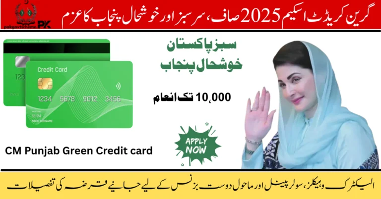 Green Credit Initiative 2025, Punjab green loans, eco loan scheme, solar financing Punjab, CM Punjab green loan, EV loan program, sustainable farming loan, Maryam Nawaz green project, clean energy financing, environment-friendly loans,