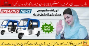 Punjab E-Rikshaw Scheme 2025, Electric rickshaw Punjab, CM Punjab transport scheme, Green rickshaw scheme, Punjab eco transport, E-Rickshaw online apply, E-Rickshaw for unemployed, Maryam Nawaz schemes, Clean transport Punjab, Interest-free rickshaw loan,