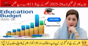 Education Budget 2025–26, Punjab Education Budget, CM Maryam Nawaz Education Plan, Free Laptop Scheme, Punjab Scholarships 2025, Vocational Training Punjab, School Infrastructure Punjab, Punjab Budget 2025, Digital Learning Punjab, Technical Education Pakistan,