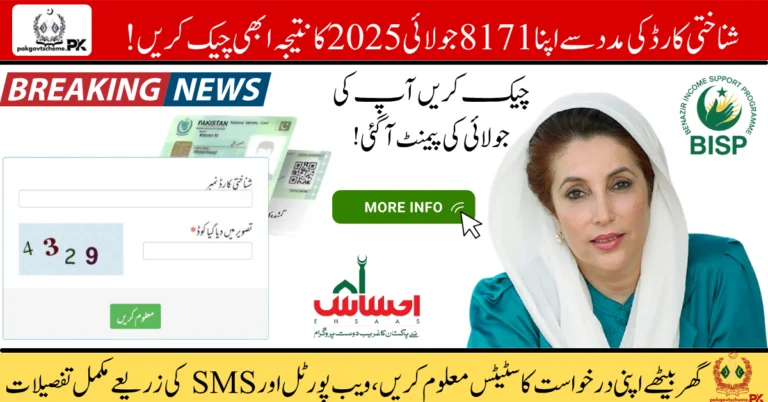 Check BISP 8171 Result July 2025 by CNIC – Quick and Easy Guide 10 8171 Result July 2025, BISP CNIC check, 8171 check online, BISP status July, BISP payment check, 8171 SMS, BISP eligibility, BISP tracking, 8171 portal, 8171 update,