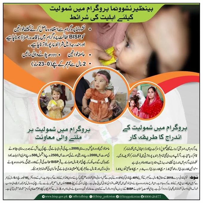 Benazir Nashonuma Program 2025 – Nutrition Aid for Pregnant Women & Children 2 Benazir Nashonuma Program, child healthcare, pregnant mother stipend, Nashonuma registration, rural health program, BISP aid, child development, health checkups, food support Pakistan, baby care,