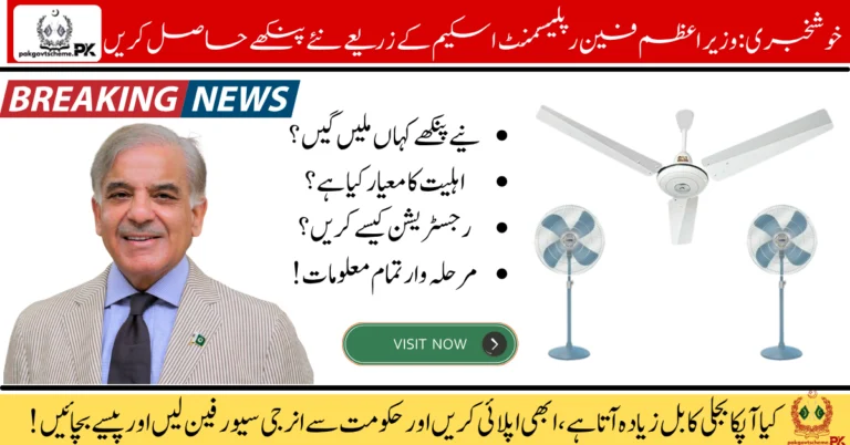 PM Fan Replacement Scheme, DC fan scheme Pakistan, energy saving fan, electricity bill reduction, NEECA scheme, fan subsidy Pakistan, 2025 energy plan, apply for fan scheme, government fan program, on-bill financing,