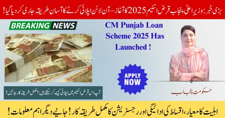 CM Punjab Loan Scheme 2025