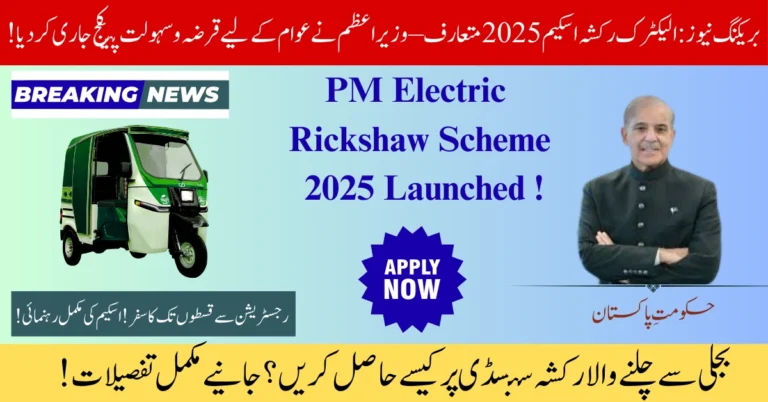 PM Electric Rickshaw Scheme 2025