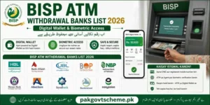 BISP ATM Withdrawal Banks List 2026